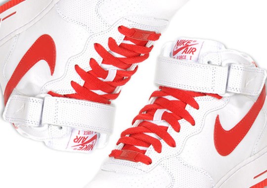 nike air force 1 mid perf white varsity red 03