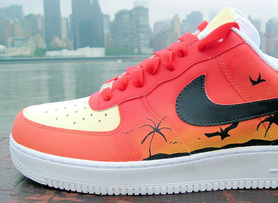Nike Air Force 1 Low ‘Tropical Sunset’ Custom by Ecentrik Artistry
