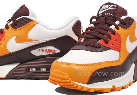 Nike Air Max 90 – Deep Burgundy – Orange Peel | New Images