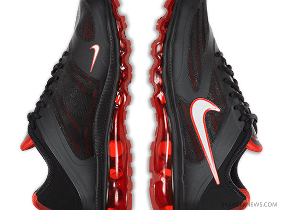 Nike Air Max Ultra - Black - Metallic Silver - Sport Red