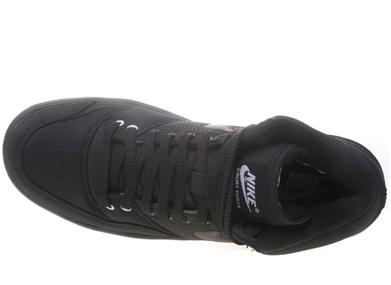 Nike Court Force High Ripstop Black 01