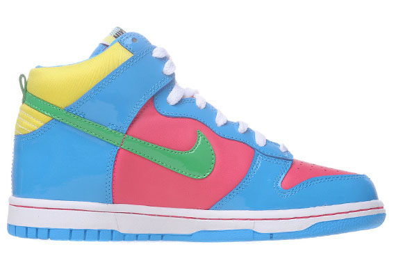Nike Dunk High GS - Cherry - Blue - Green - Yellow - SneakerNews.com