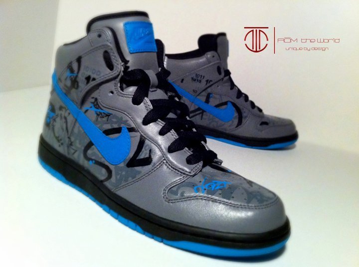 Nike Dunk High Dont Cry Customs By Rom 2