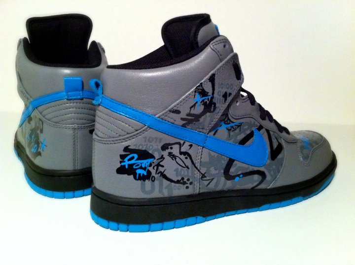 Nike Dunk High Dont Cry Customs By Rom 3