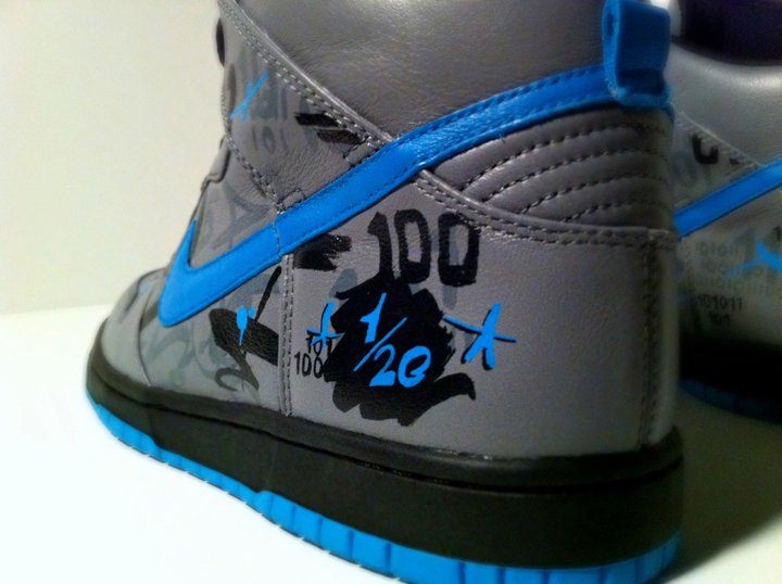 Nike Dunk High Dont Cry Customs By Rom 4