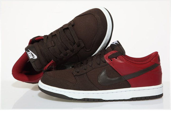 Nike Dunk Low Velvet Brown Team Red 2