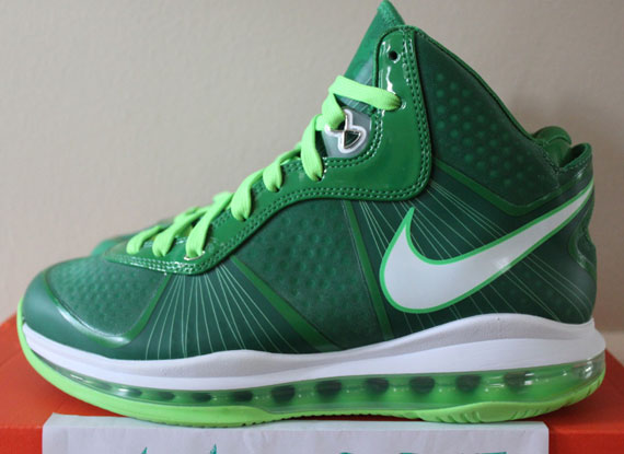 Nike Lebron 8 V2 Victory Green White Electric Green 05