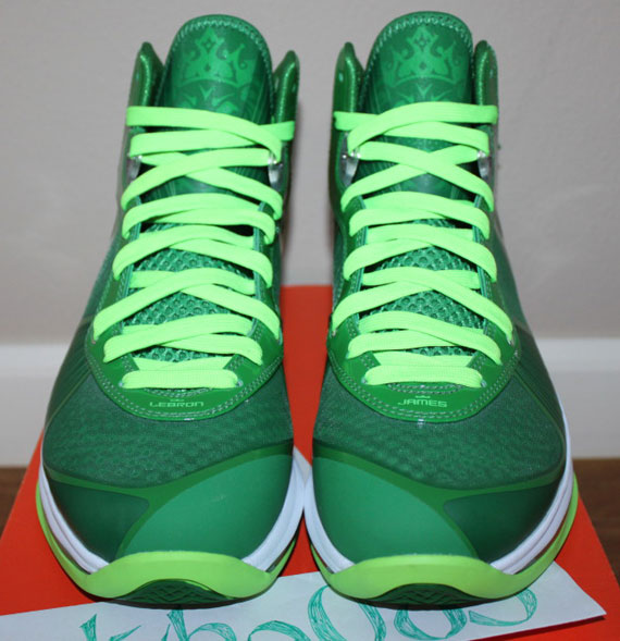 Nike Lebron 8 V2 Victory Green White Electric Green 07