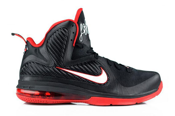 Lebron 9 cheap black and red