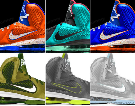 Nike LeBron 9 - Photoshop Renderings