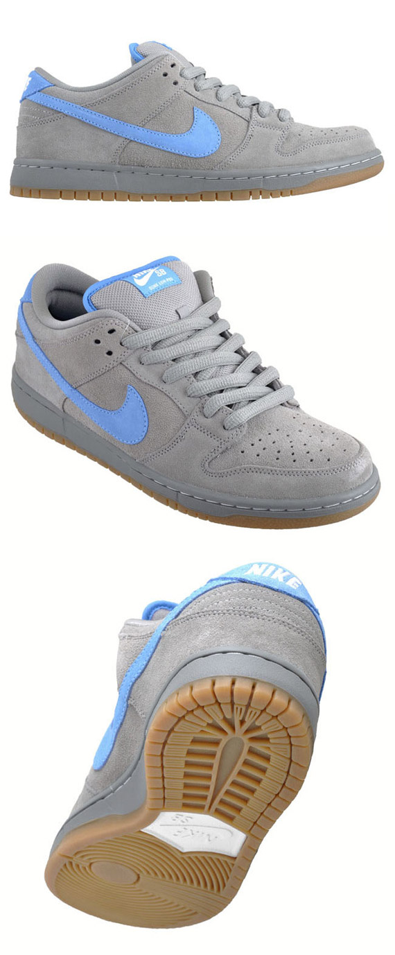 Nike Sb Dunk Low Medium Grey University Blue 2