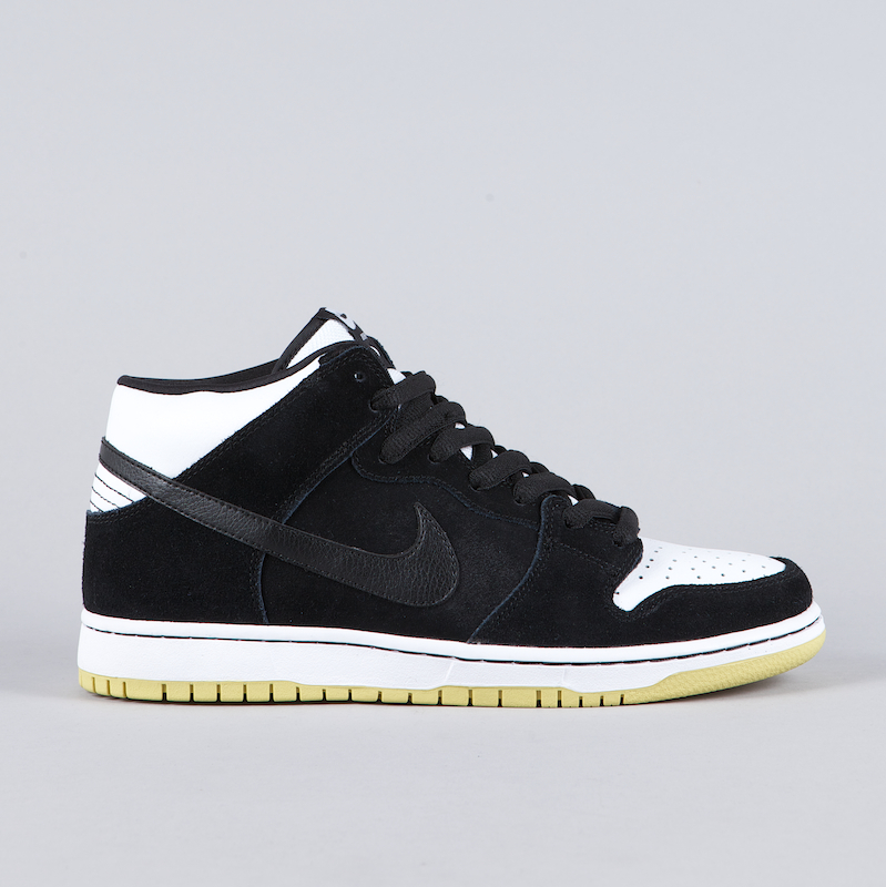 Nike Sb Dunk Mid Black White Gum 1