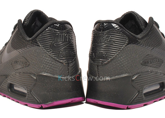 Nike Wmns Air Max 90 Hyperfuse Black Bold Berry