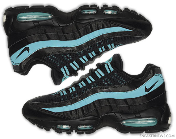 Nike Air Max 95 WMNS - Black - Bright Turquoise - Available ...