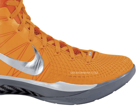 Nike Zoom Hyperdunk 2011 Supreme Orange Grey 03