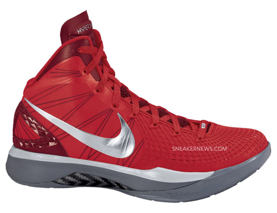 Nike Zoom Hyperdunk 2011 Supreme Red Grey 02