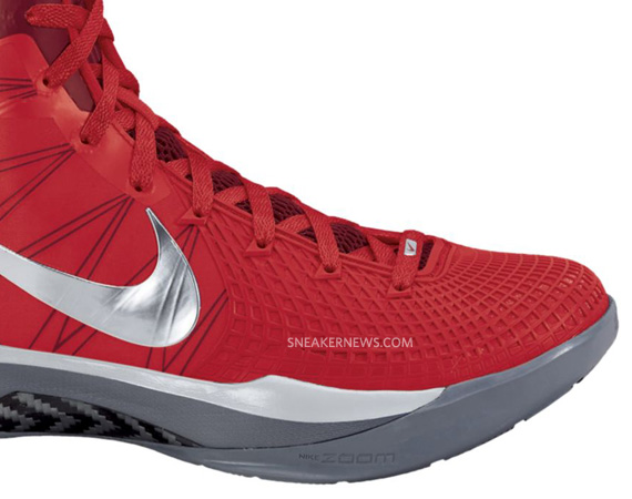 Nike Zoom Hyperdunk 2011 Supreme Red Grey 03