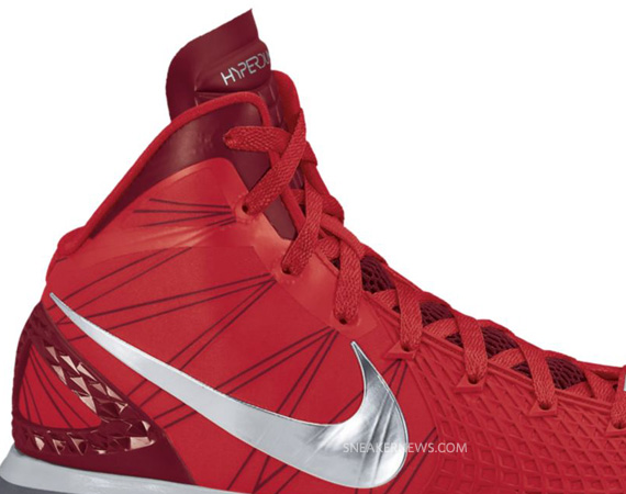 Nike Zoom Hyperdunk 2011 Supreme Red Grey 05