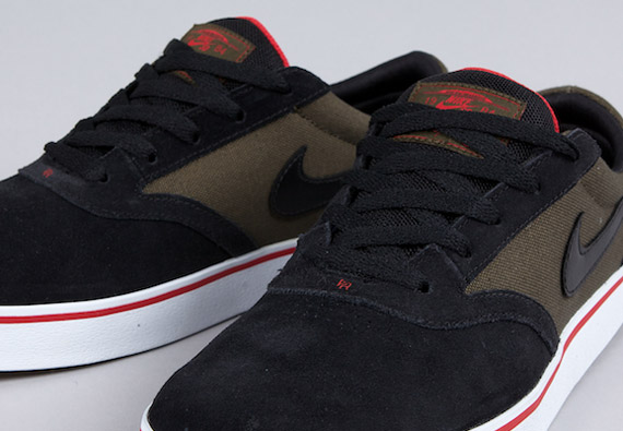 Nike Sb Dark Loden Black Sport Red