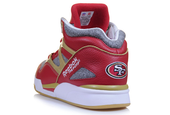 San Francisco 49ers Reebok RBK Red / Gold / White Shoes Men's Size 13