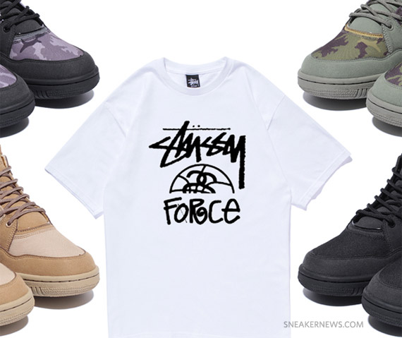 Stussy X Nike Sky Force Mid 88 New Images 1