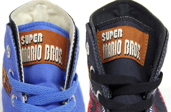 Super Mario Brothers Converse Double Upper
