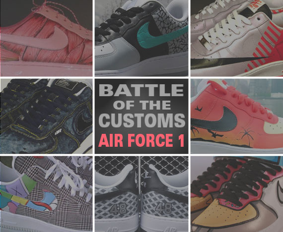 Sneaker News Battle Of The Customs: Nike Air Force 1