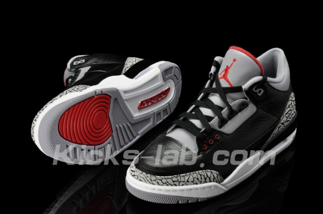 Air Jordan 3 Black Cement 4