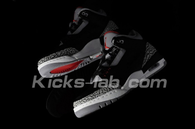 Air Jordan 3 Black Cement 7