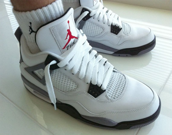 Air Jordan Iv White Cement 2012 Sample 2