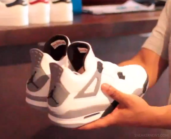 Air Jordan IV White - Cement 2012 Sample | Video Review - SneakerNews.com