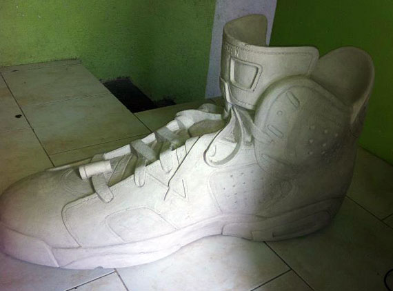 Air Jordan Vi White Sculpture 02