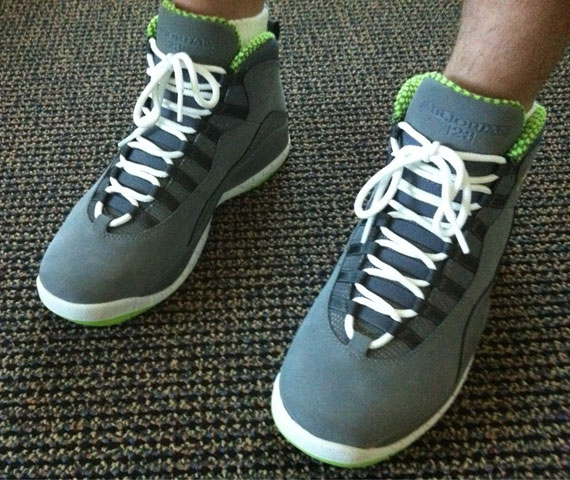 Air Jordan X - Grey - Green - White - SneakerNews.com