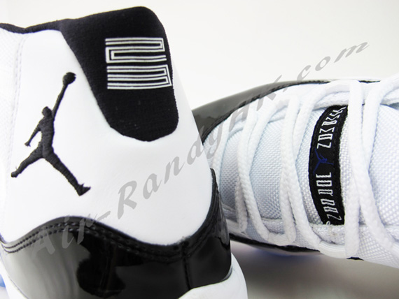 Air Jordan XI - White - Black - Dark Concord | Detailed Images