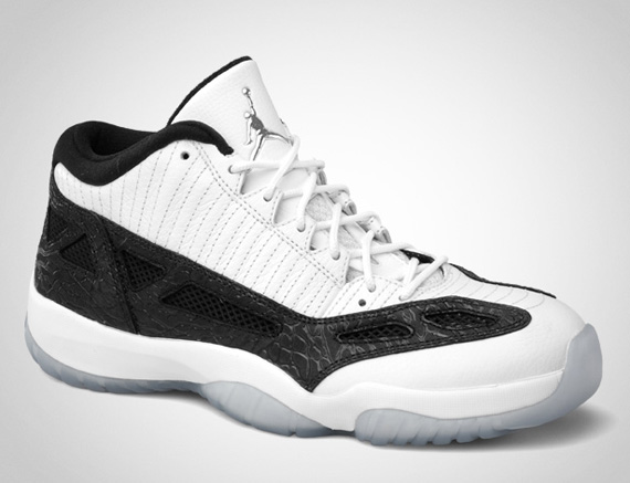 Air Jordan Xi Ie Low White Black Release Date 02