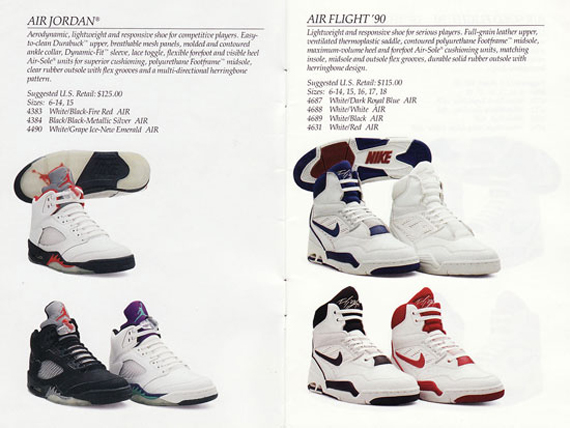 1990 nike flights