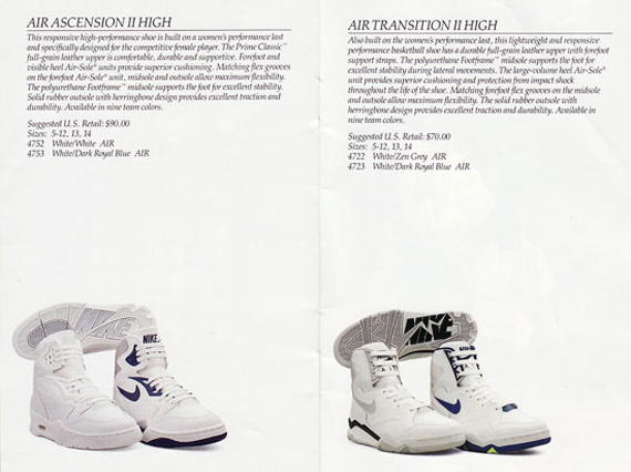 Araña Giotto Dibondon cortar Nike Basketball Catalog From 1990 - SneakerNews.com