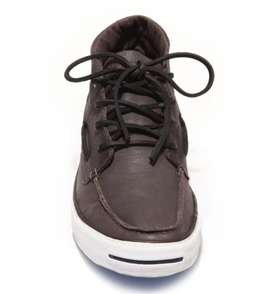 Converse Jack Purcell Mid Top Leather Boat Shoe Brown 03