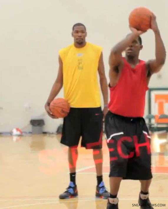 Kevin Durant Wears Nike Zoom Kd Iv Workout 05