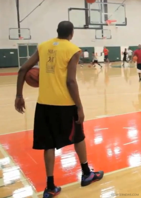 Kevin Durant Wears Nike Zoom Kd Iv Workout 07