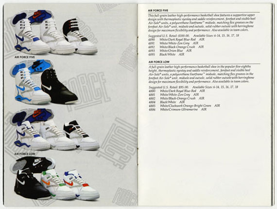 1991 nike basketball shoes