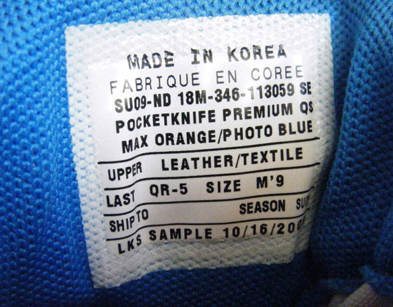 Nike ACG Pocketknife QS - Max Orange - Photo Blue | Sample on eBay ...