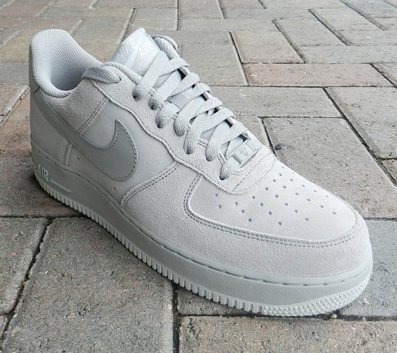 all grey suede air force 1