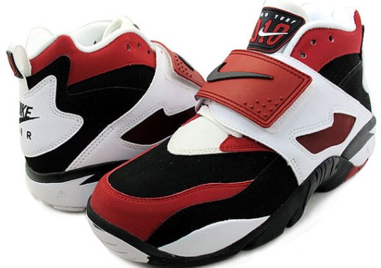Nike Air Diamond Turf – Black – Varsity Red – White