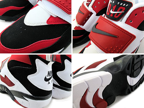 Nike Air Diamond Turf Black Varsity Red White 02