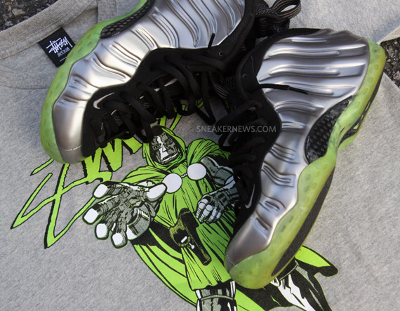 Nike Air Foamposite One Captain America Dr Doom Sole Swap Customs 13