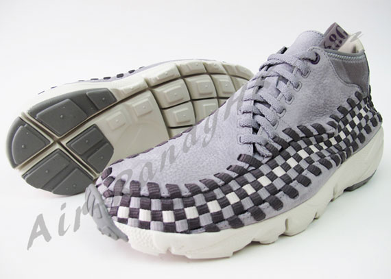 Nike Air Footscape Woven Chukka 68g Stealth Grey Flint Grey Varsity Purple 08