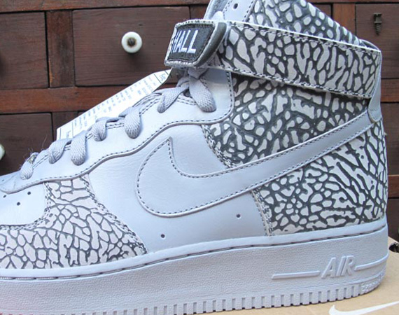 Nike Air Force 1 High - Cement Grey - Black | Chris Hall Promo SneakerNews.com