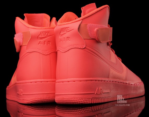 Nike Air Force 1 High Hyperfuse - Solar Red SneakerNews.com