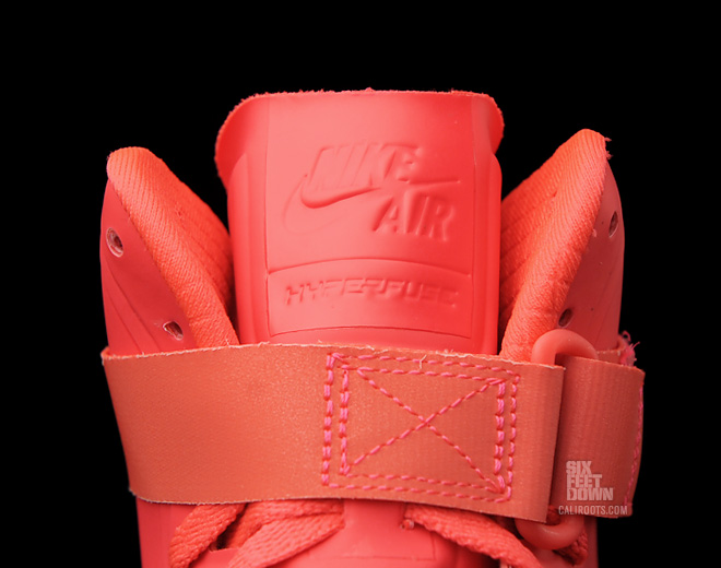 Nike Air Force 1 Hyperfuse Solar Red 6